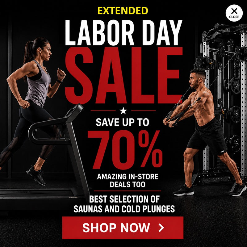 Labor Day Fitness Sale Still Going!   Up to 70% Off!  Amazing Deals on Demos & Floor Models Too!   In-Store Specials!