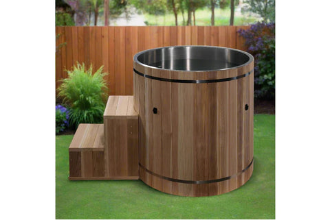 dynamic cold therapy cold plunges barrel stainless steel hero main 2