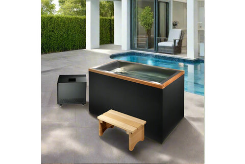 dynamic cold therapy cuboid stainless steel cold plunge xl