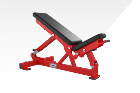 Black weight bench