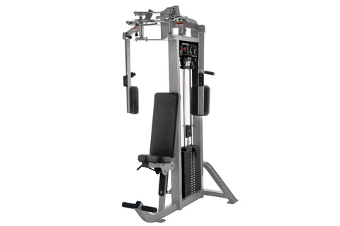 Black Hammer Strength Select Pectoral Fly machine with padded seat and dual arm handles on white background