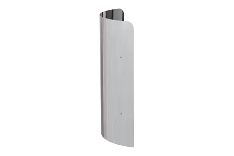 Harvia Cilindro protective sheath in light gray with curved metal interior, on white background