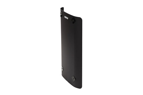 Black protective sheath for Harvia M Series sauna stove with mounting hardware, shown on white background