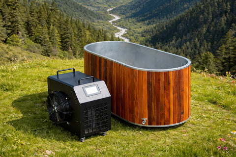 Warrior Glacier Cedar Barrel Cold Plunge (Oval) (😎 SUMMER SALE)