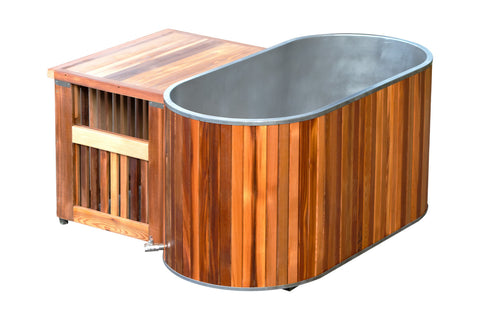 Warrior Glacier Cedar Barrel Cold Plunge (Oval) (😎 SUMMER SALE)