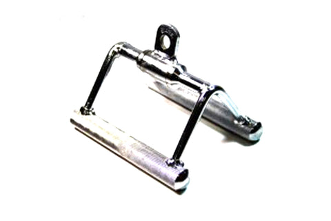 Warrior Revolving Solid Row and Chinning Attachment with polished chrome and black handles on white background